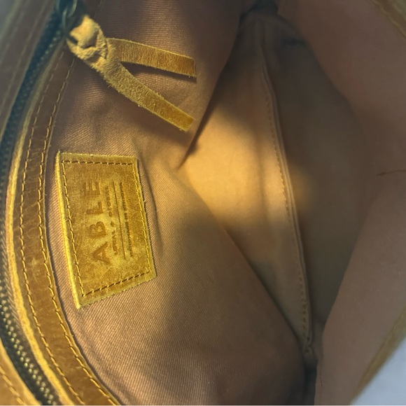 Able Tan Leather Crossbody Bag - Picture 3 of 5